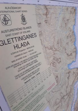 Sjókort nr. 73 Glettinganes - Hlaða