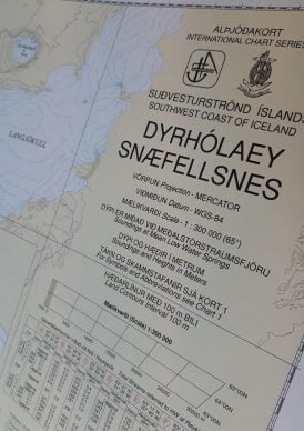 Sjókort nr. 31 Dyrhólaey - Snæfellsnes
