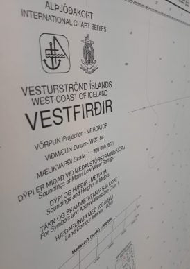 Sjókort nr. 41 Vestfirðir