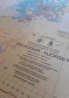 Sjókort nr. 36 Selvogur - Hjörsey