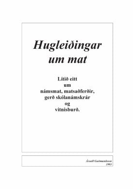 Hugleiðingar um mat