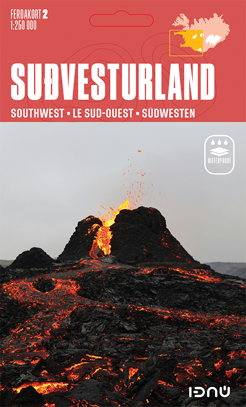 Ferðakort 2 - Suðvesturland (2025)